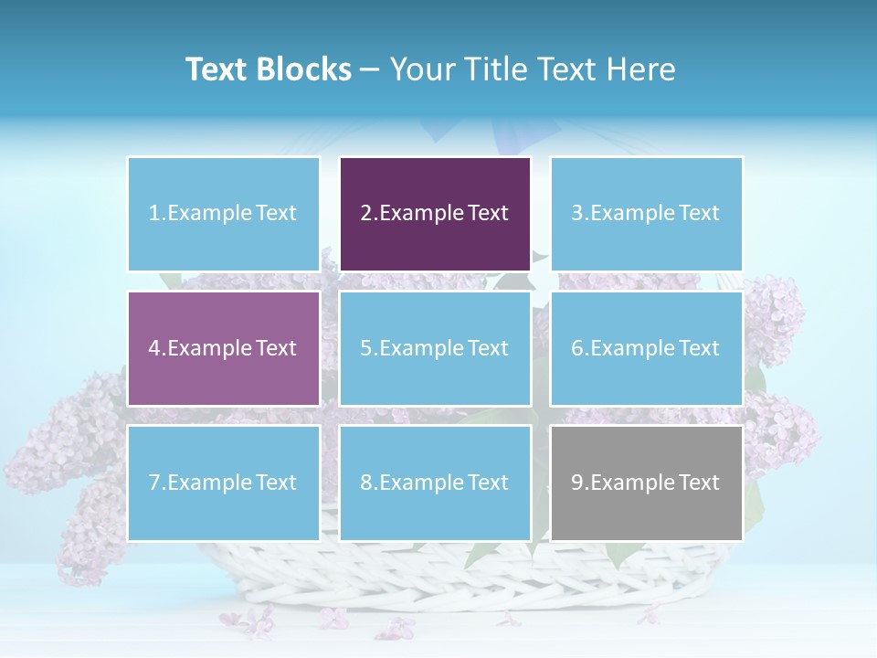 Petal Background Blooming PowerPoint Template