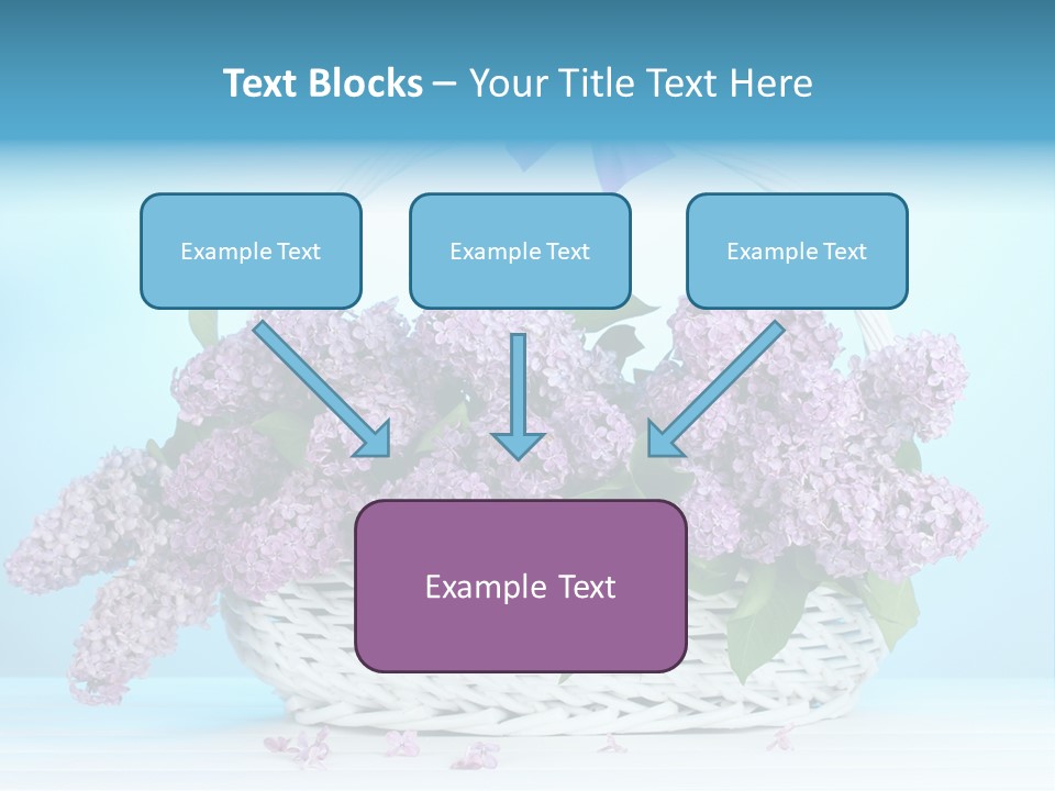 Petal Background Blooming PowerPoint Template
