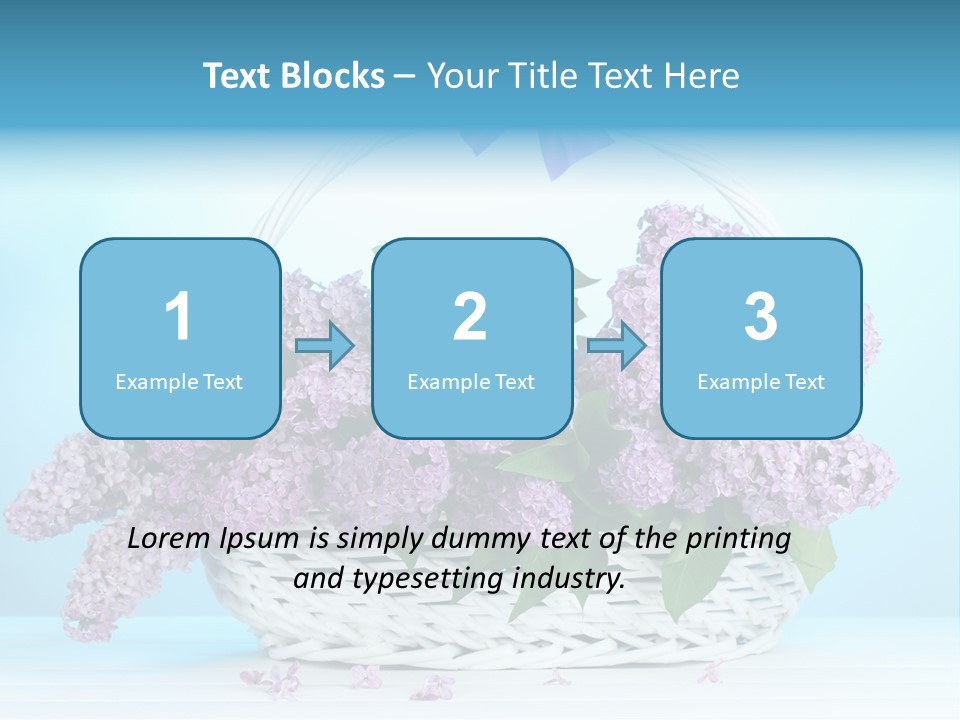 Petal Background Blooming PowerPoint Template