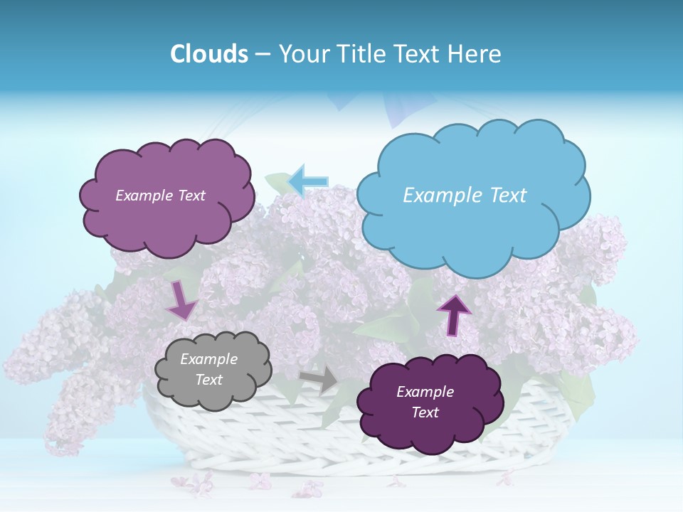 Petal Background Blooming PowerPoint Template