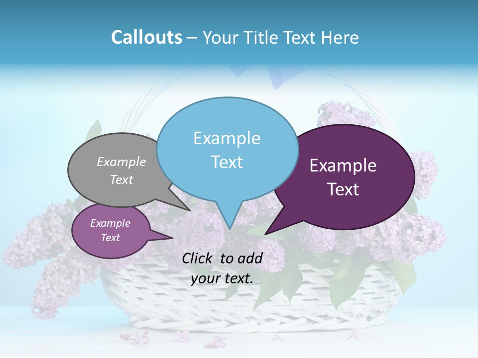 Petal Background Blooming PowerPoint Template