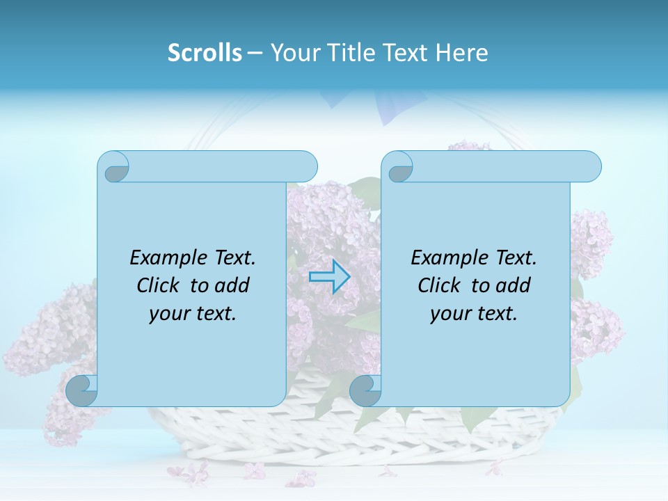 Petal Background Blooming PowerPoint Template