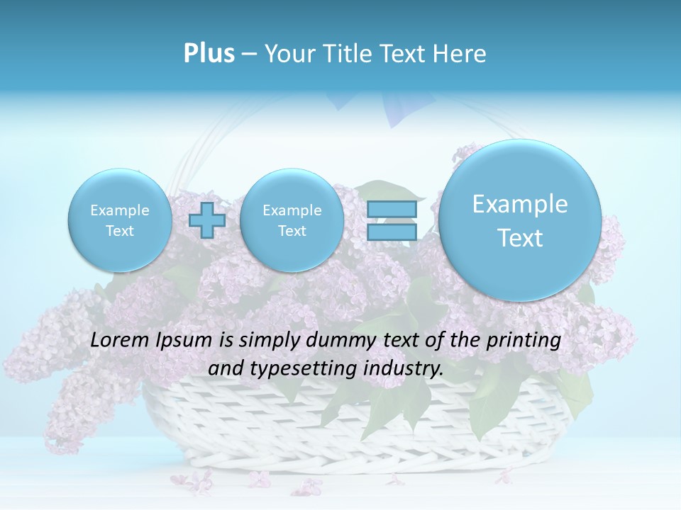 Petal Background Blooming PowerPoint Template