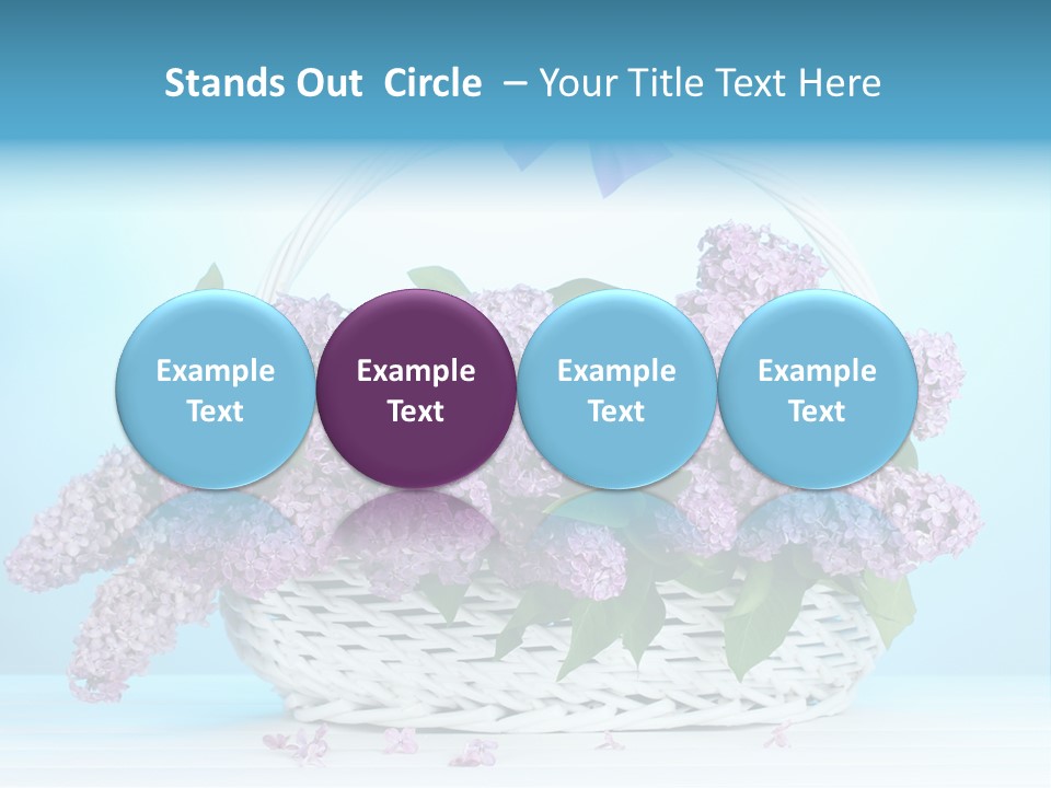 Petal Background Blooming PowerPoint Template