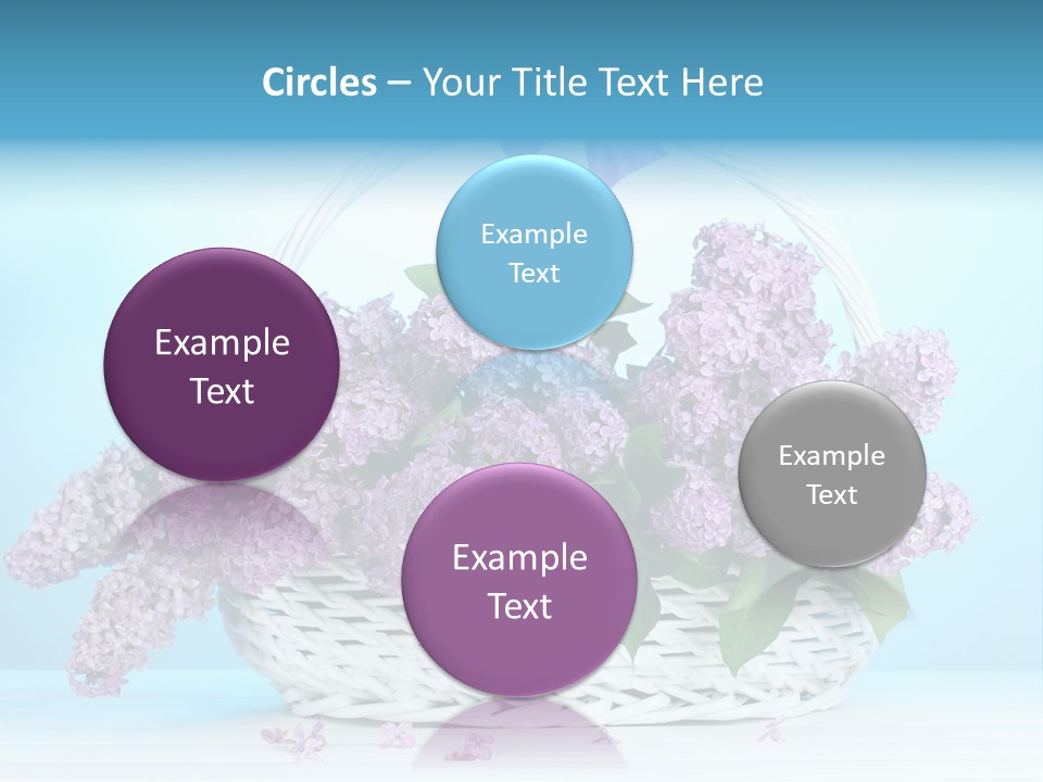 Petal Background Blooming PowerPoint Template