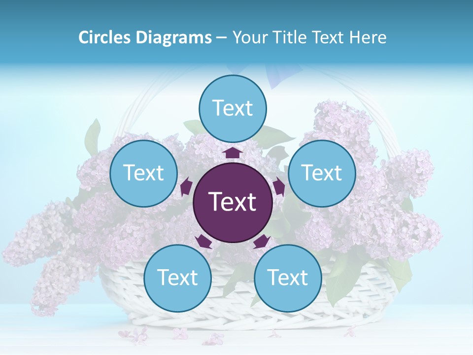 Petal Background Blooming PowerPoint Template