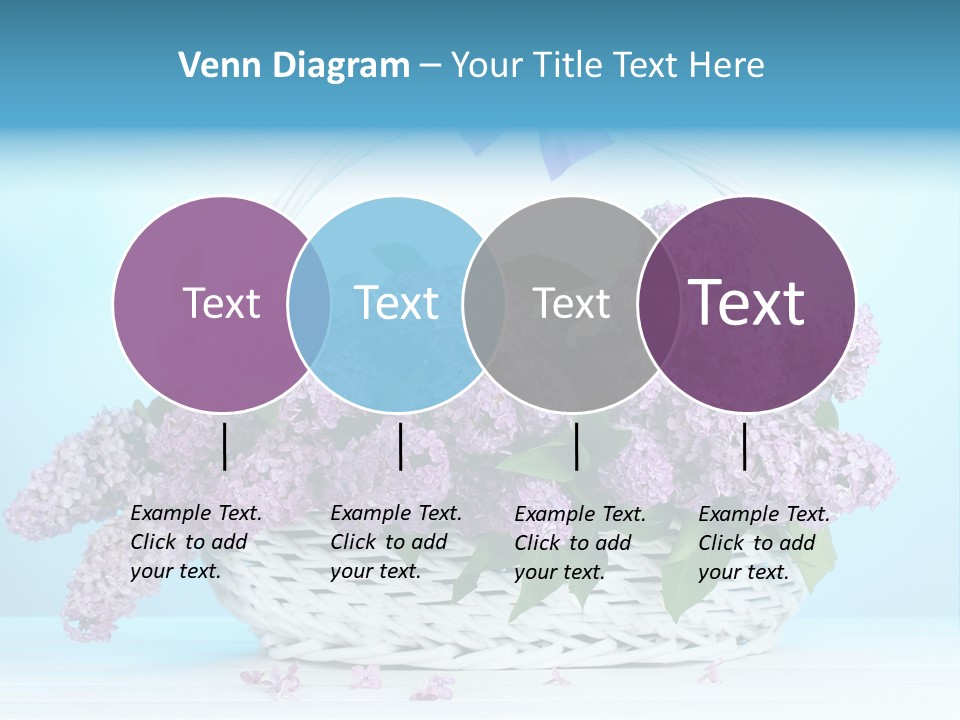 Petal Background Blooming PowerPoint Template