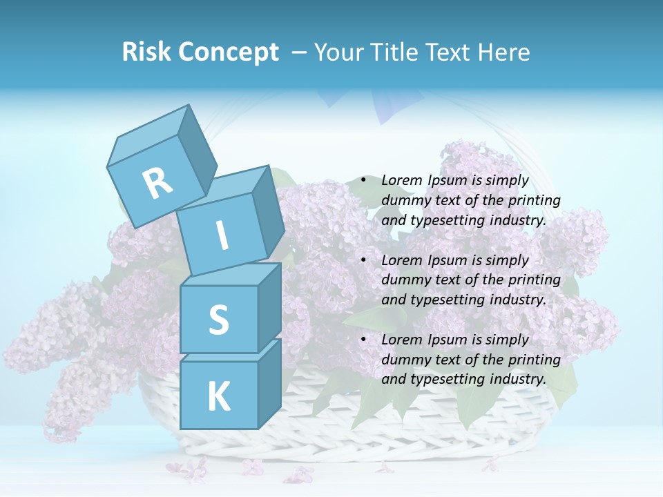 Petal Background Blooming PowerPoint Template