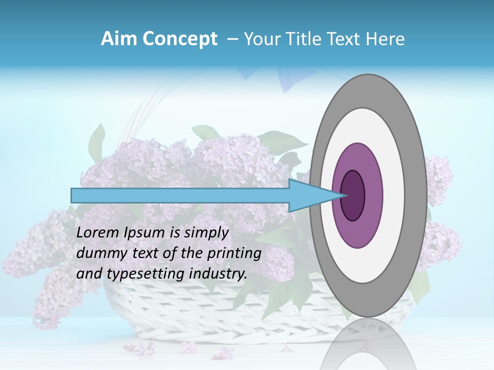 Petal Background Blooming PowerPoint Template