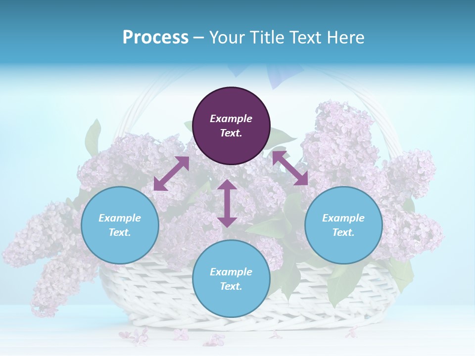 Petal Background Blooming PowerPoint Template