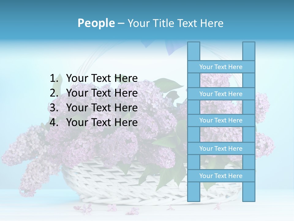 Petal Background Blooming PowerPoint Template