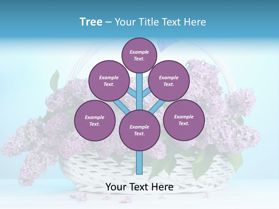 Petal Background Blooming PowerPoint Template