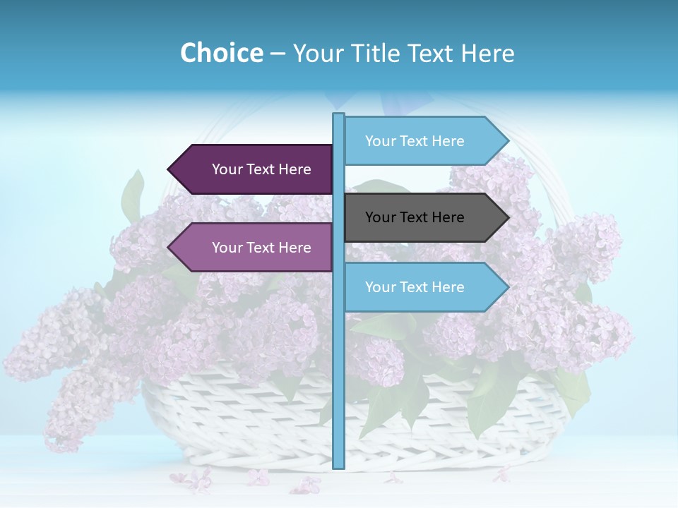 Petal Background Blooming PowerPoint Template