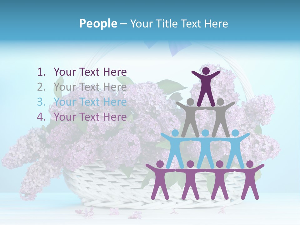 Petal Background Blooming PowerPoint Template