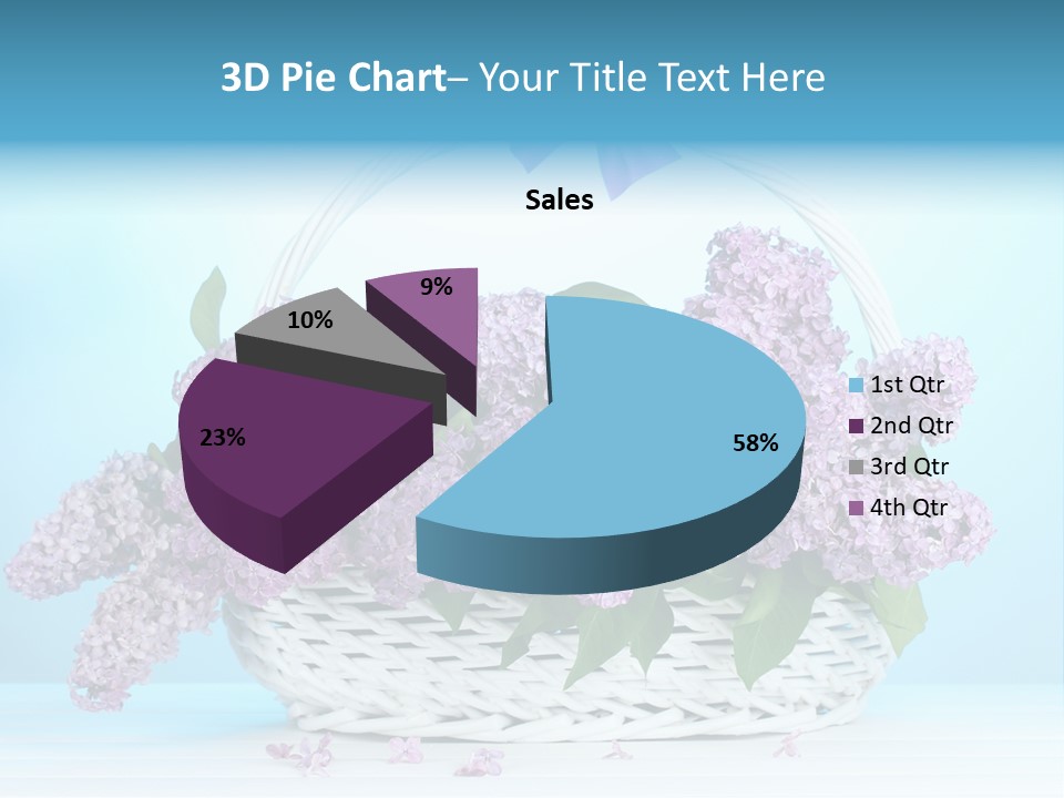 Petal Background Blooming PowerPoint Template