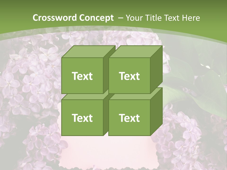 Flora Violet Floral PowerPoint Template