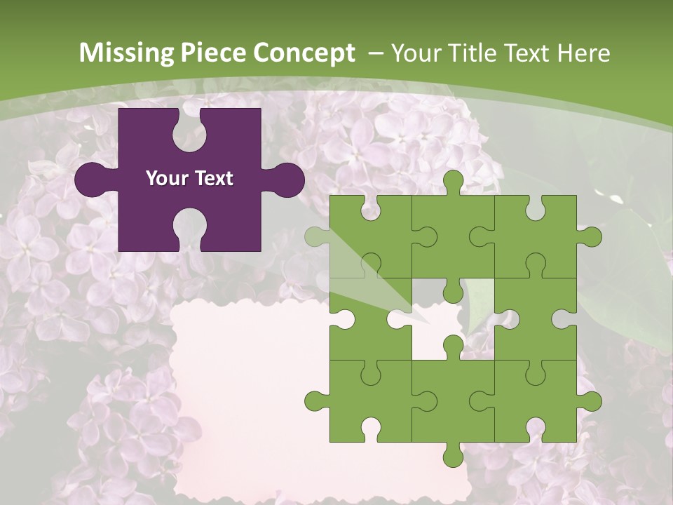 Flora Violet Floral PowerPoint Template