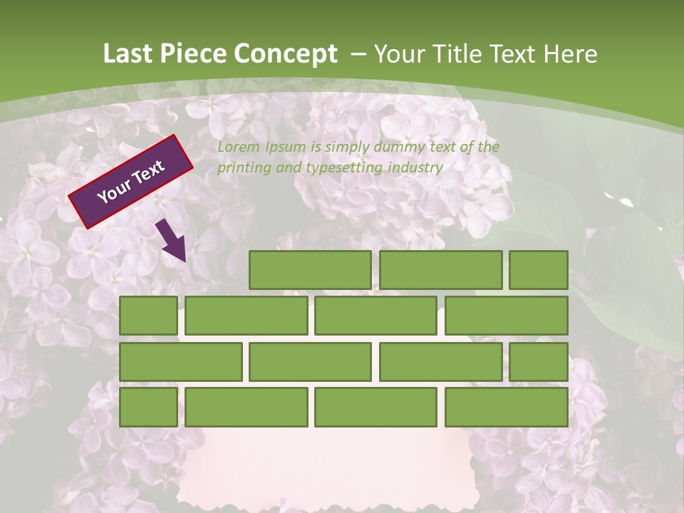 Flora Violet Floral PowerPoint Template