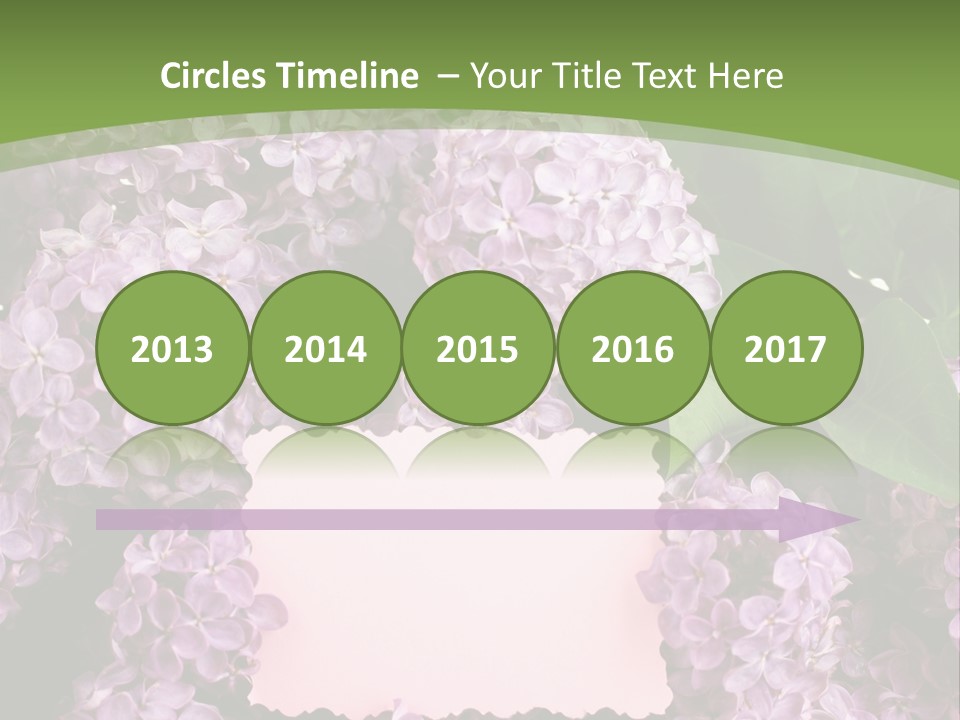 Flora Violet Floral PowerPoint Template