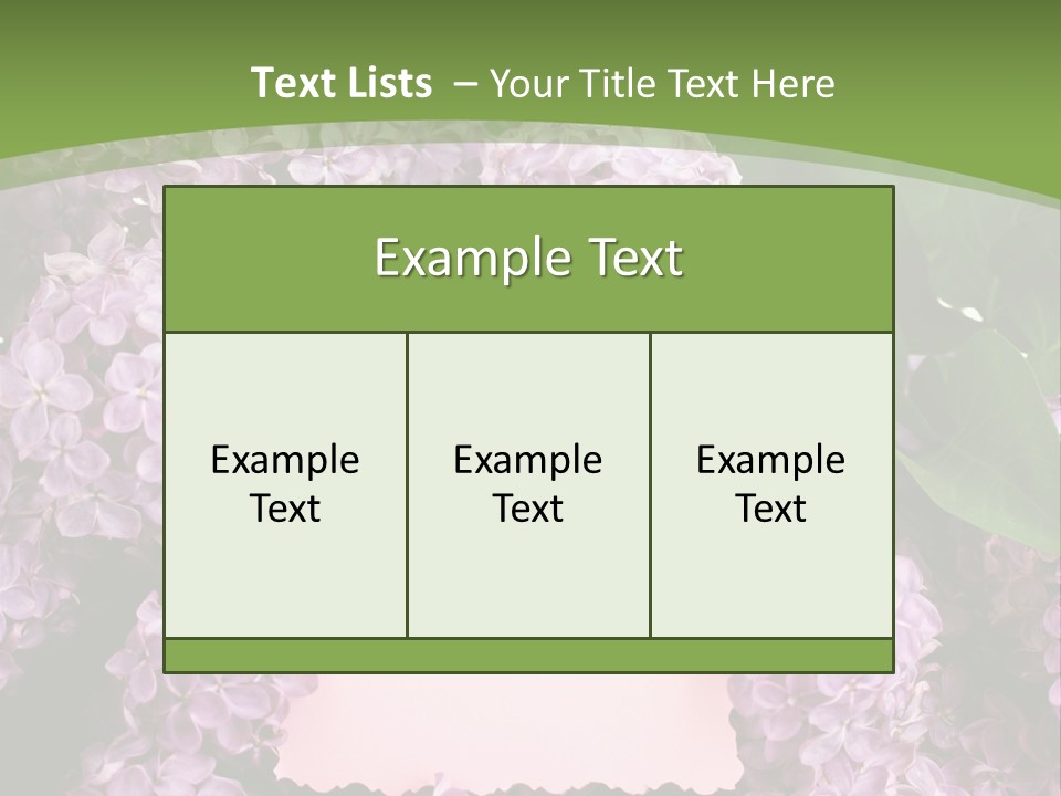 Flora Violet Floral PowerPoint Template