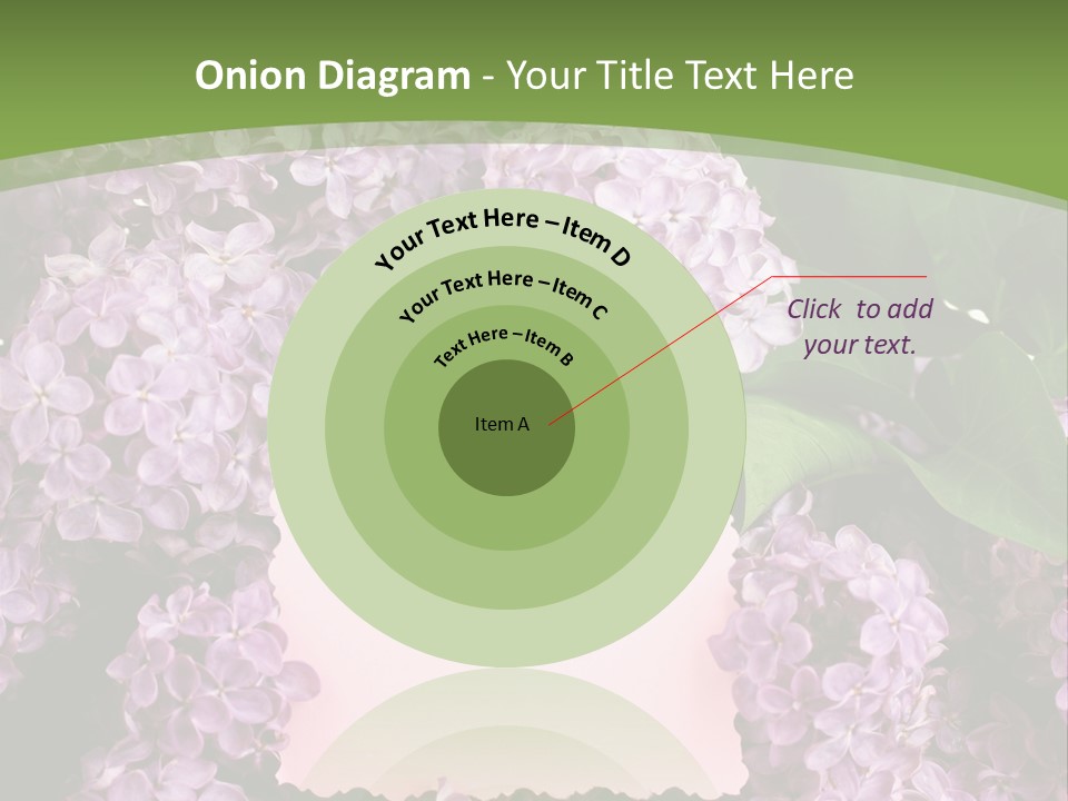 Flora Violet Floral PowerPoint Template