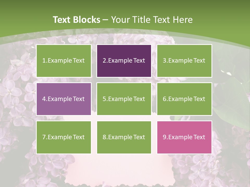 Flora Violet Floral PowerPoint Template