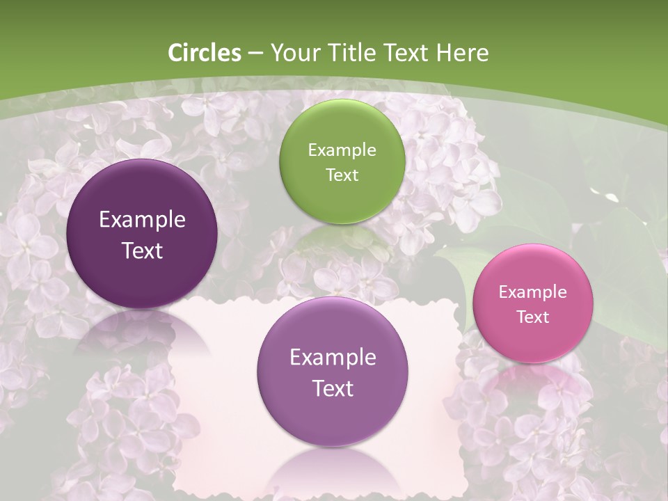 Flora Violet Floral PowerPoint Template