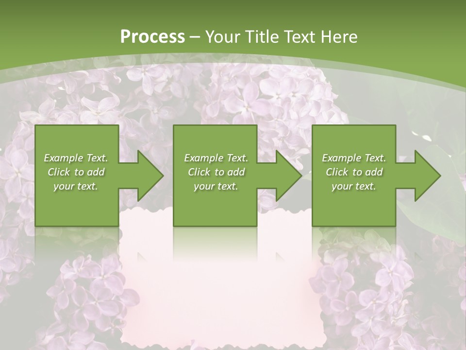 Flora Violet Floral PowerPoint Template