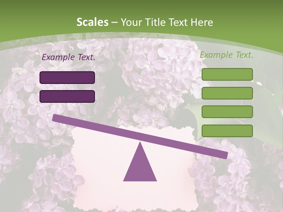 Flora Violet Floral PowerPoint Template