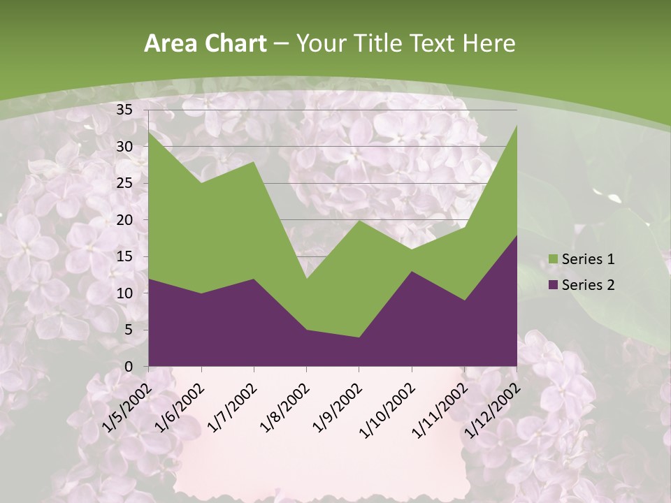 Flora Violet Floral PowerPoint Template