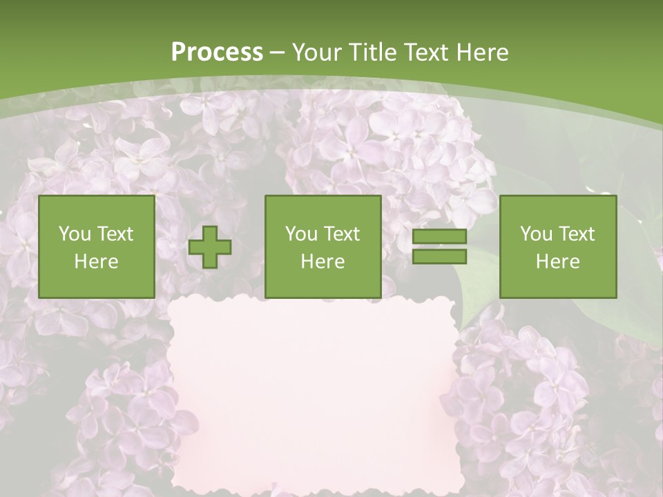 Flora Violet Floral PowerPoint Template