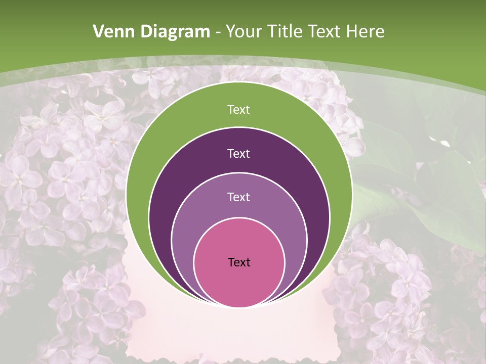 Flora Violet Floral PowerPoint Template