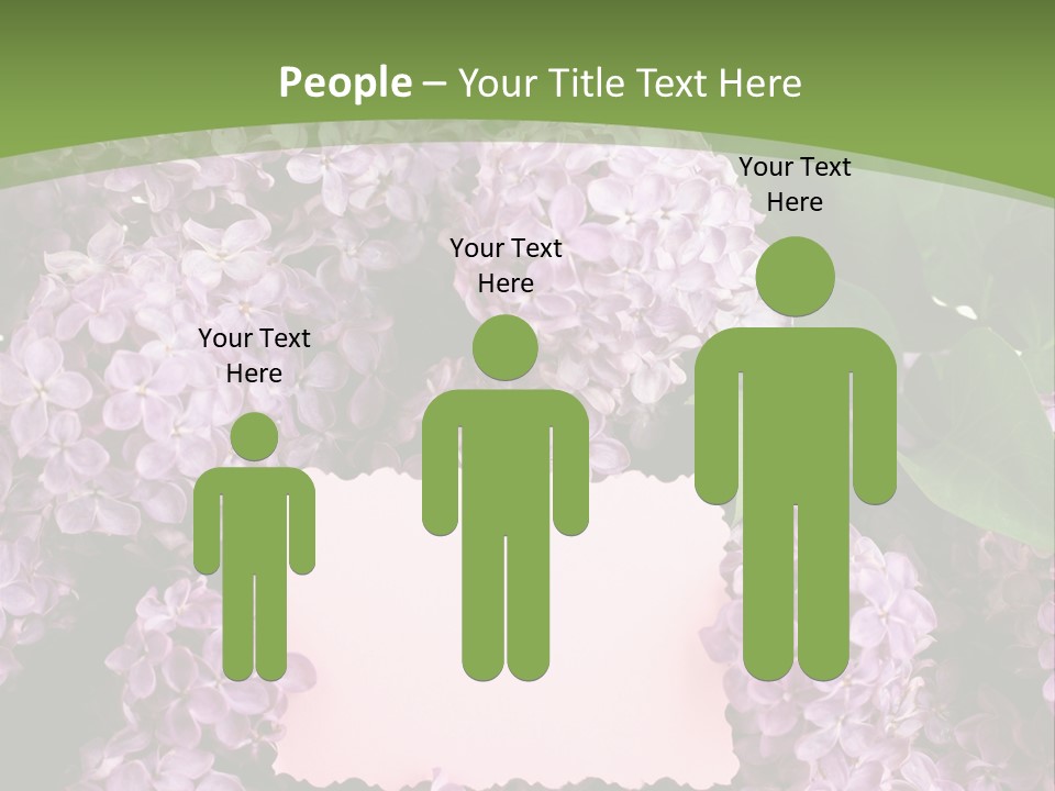 Flora Violet Floral PowerPoint Template