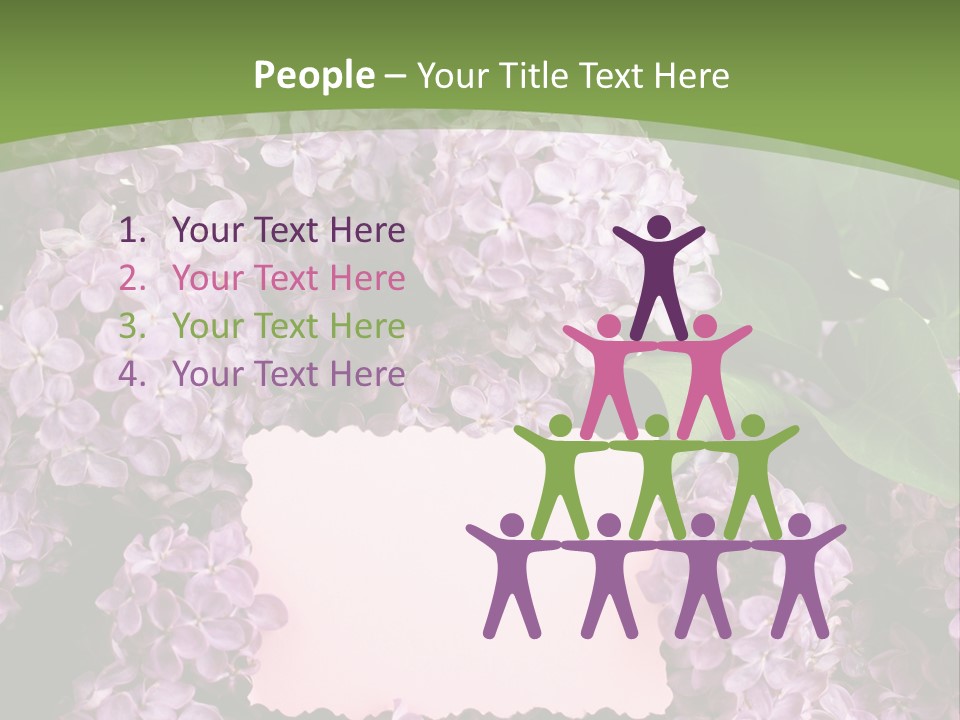 Flora Violet Floral PowerPoint Template