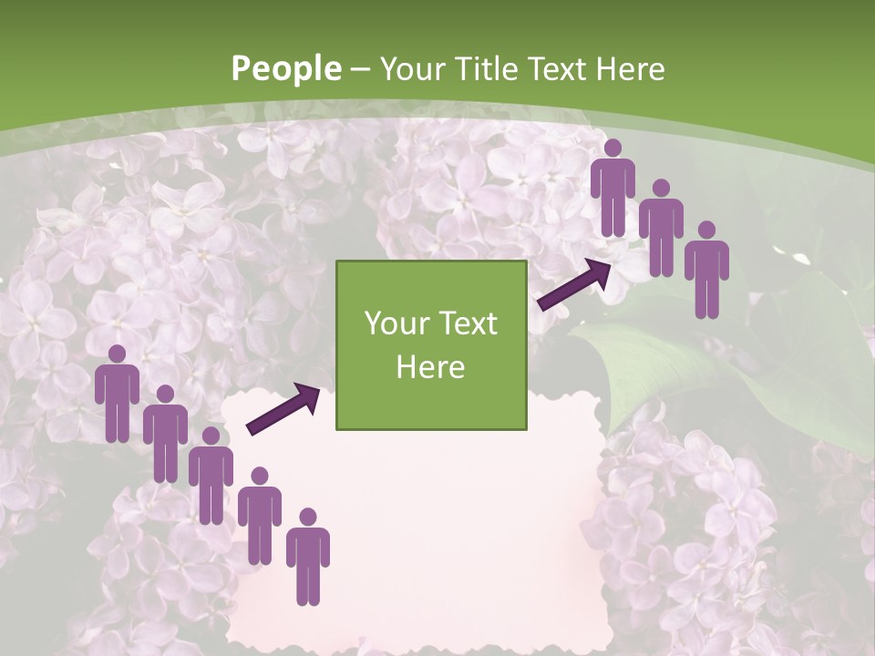 Flora Violet Floral PowerPoint Template