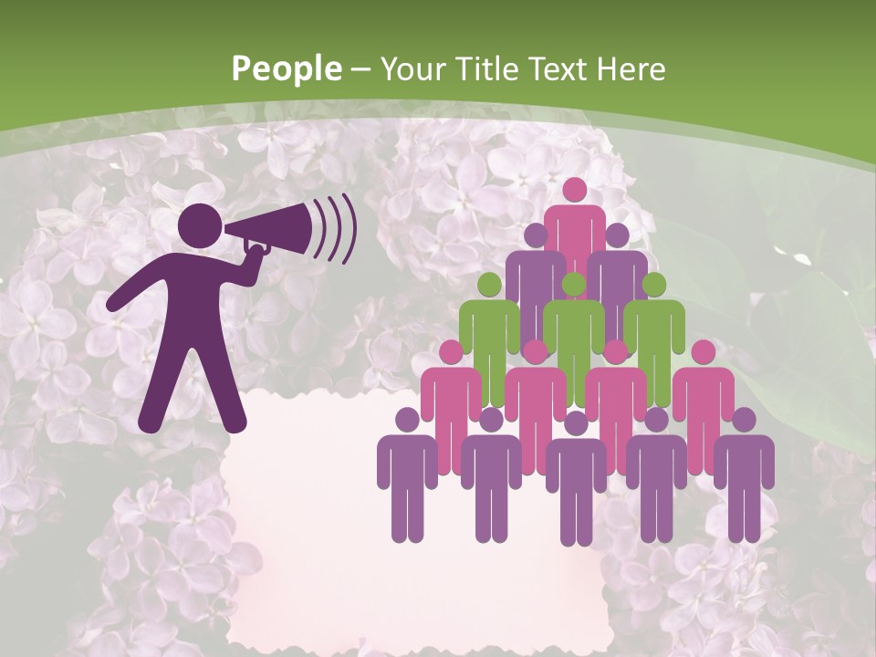 Flora Violet Floral PowerPoint Template