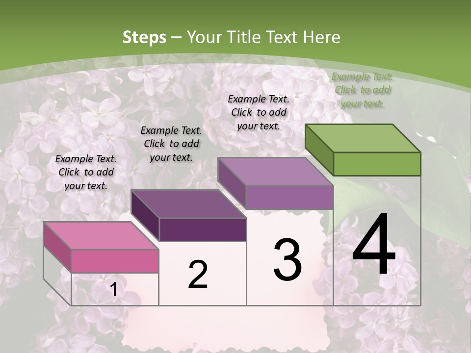 Flora Violet Floral PowerPoint Template