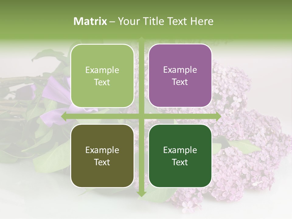 Background Bloom Gift PowerPoint Template