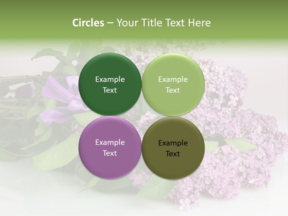 Background Bloom Gift PowerPoint Template