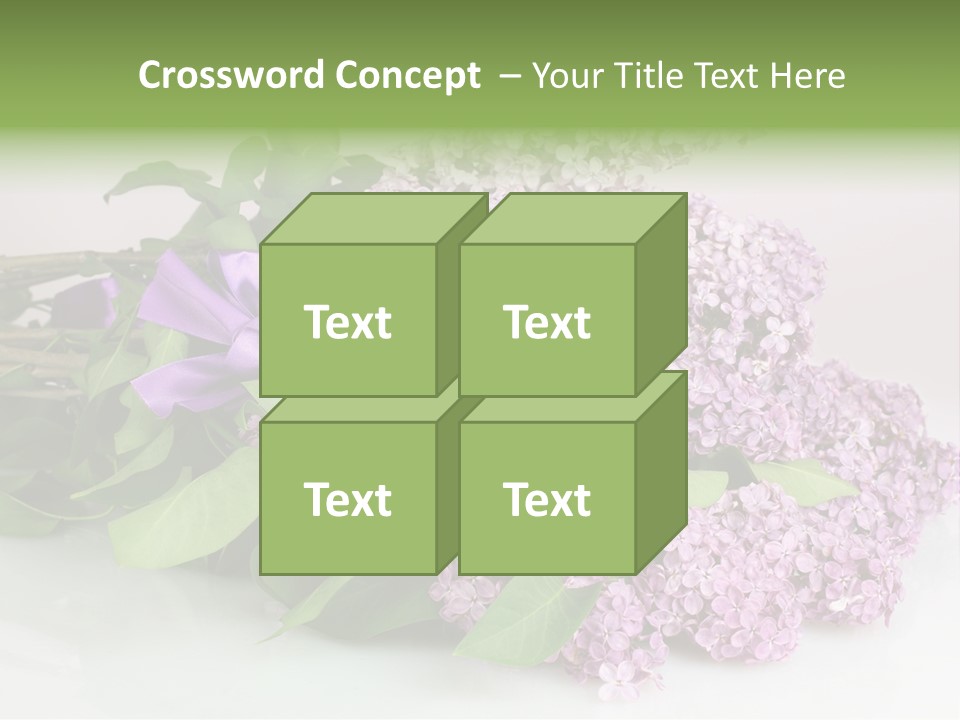 Background Bloom Gift PowerPoint Template