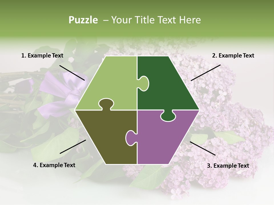 Background Bloom Gift PowerPoint Template