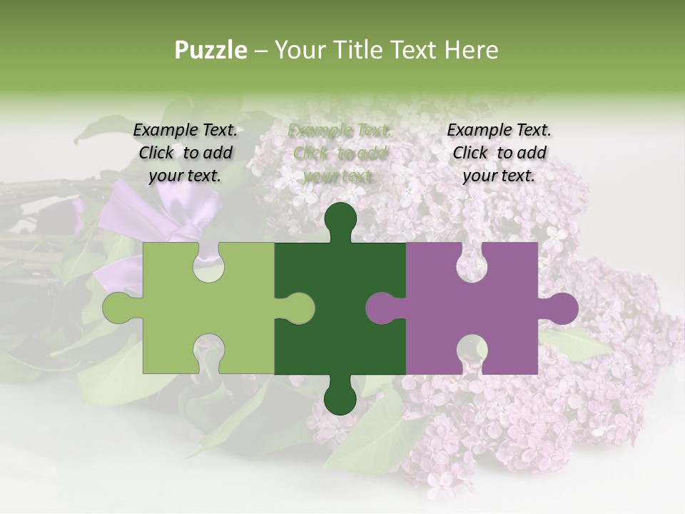 Background Bloom Gift PowerPoint Template