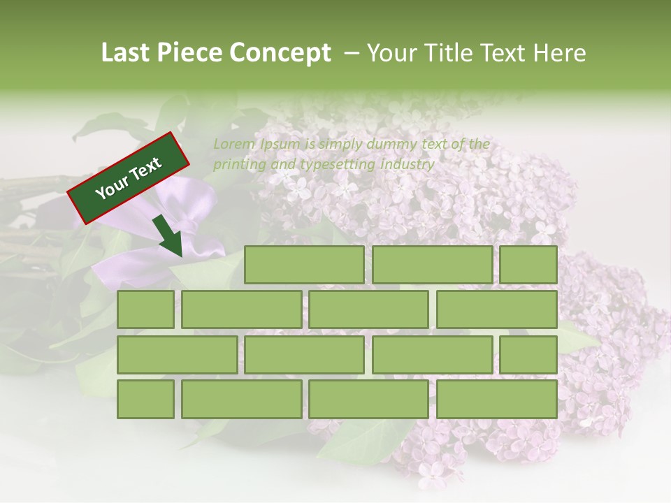 Background Bloom Gift PowerPoint Template
