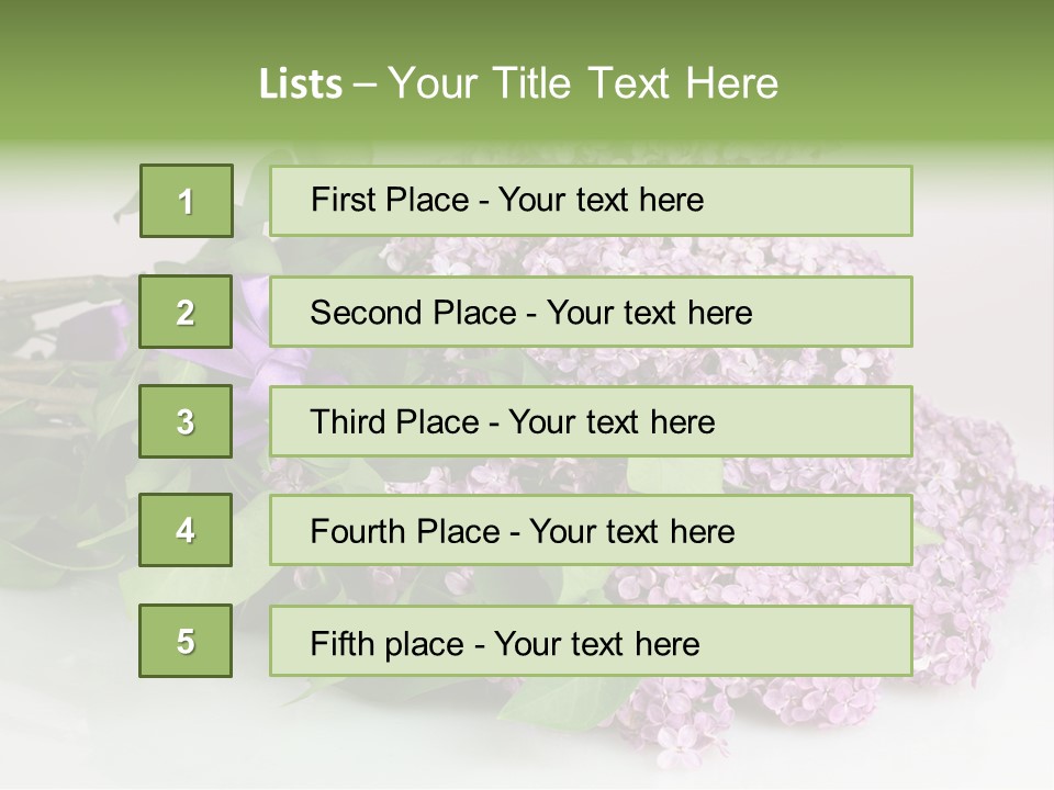 Background Bloom Gift PowerPoint Template