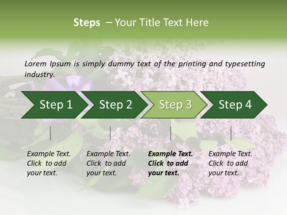 Background Bloom Gift PowerPoint Template