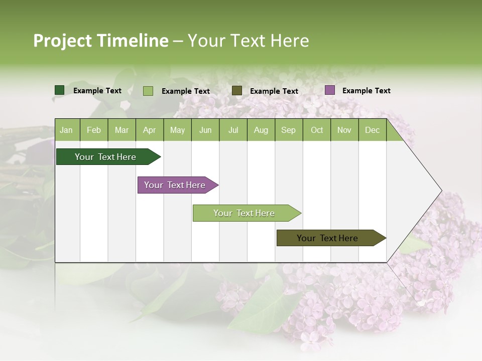 Background Bloom Gift PowerPoint Template