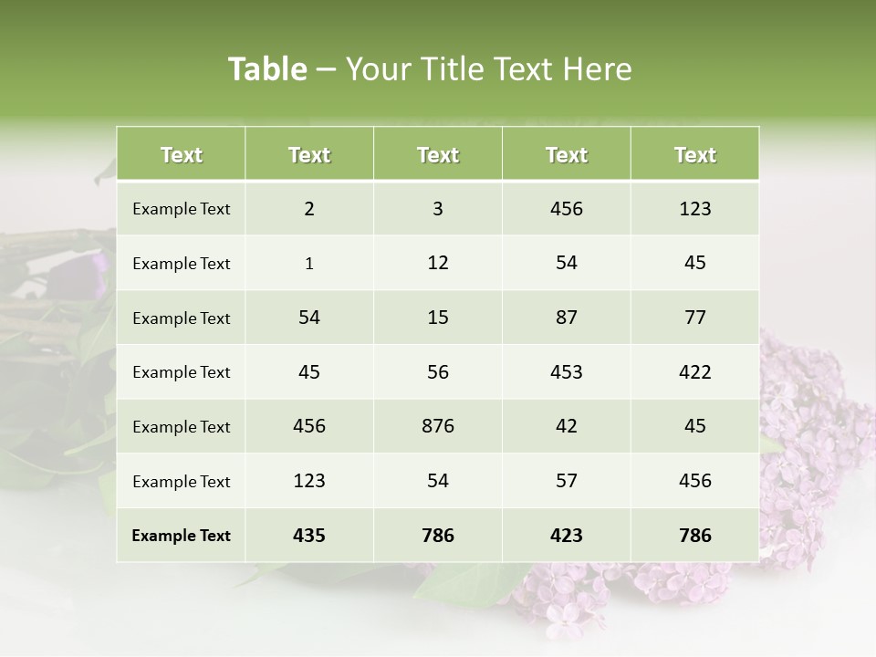 Background Bloom Gift PowerPoint Template