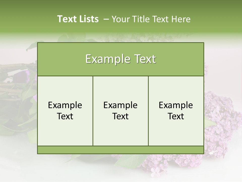 Background Bloom Gift PowerPoint Template