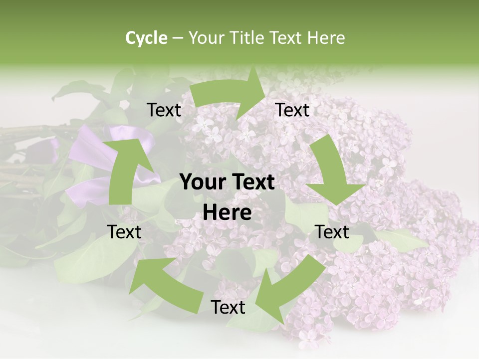 Background Bloom Gift PowerPoint Template