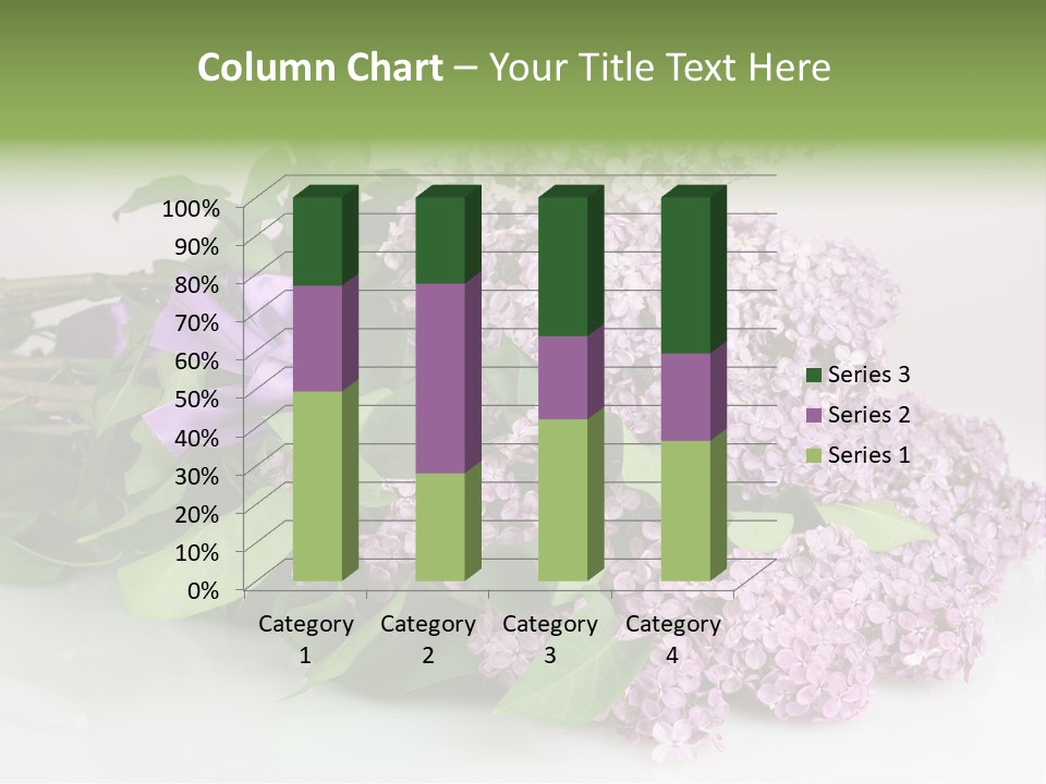 Background Bloom Gift PowerPoint Template